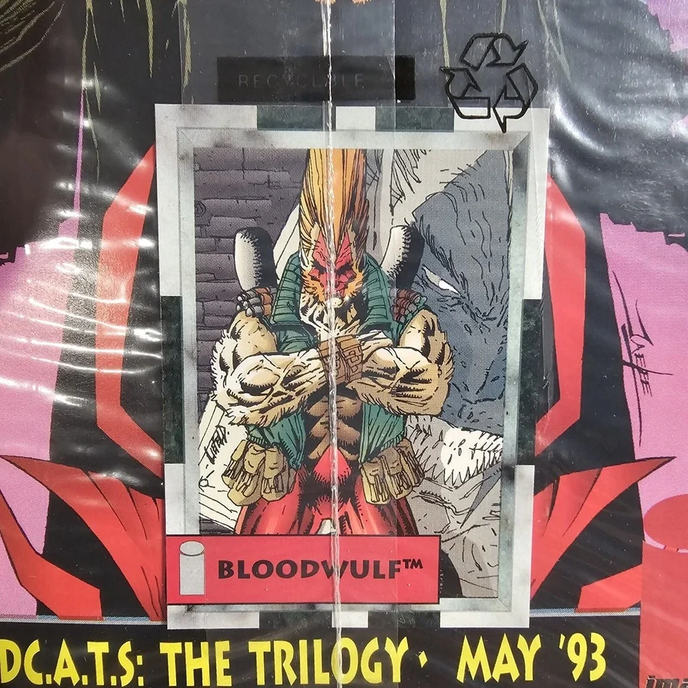 Darker Image #1 Sealed Poly-bag with  Bloodwulf card Brand New